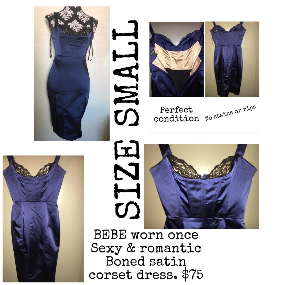 Bebe corset dress